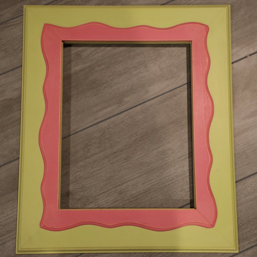 11x14 Green & Pink Picture Frame